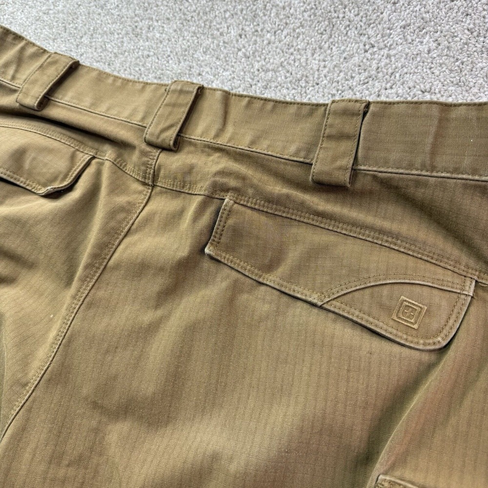 5.11 Tactical Men's Size 42x30 Cargo Comfort‎ Waist Brown Polyester - Picture 12 of 16